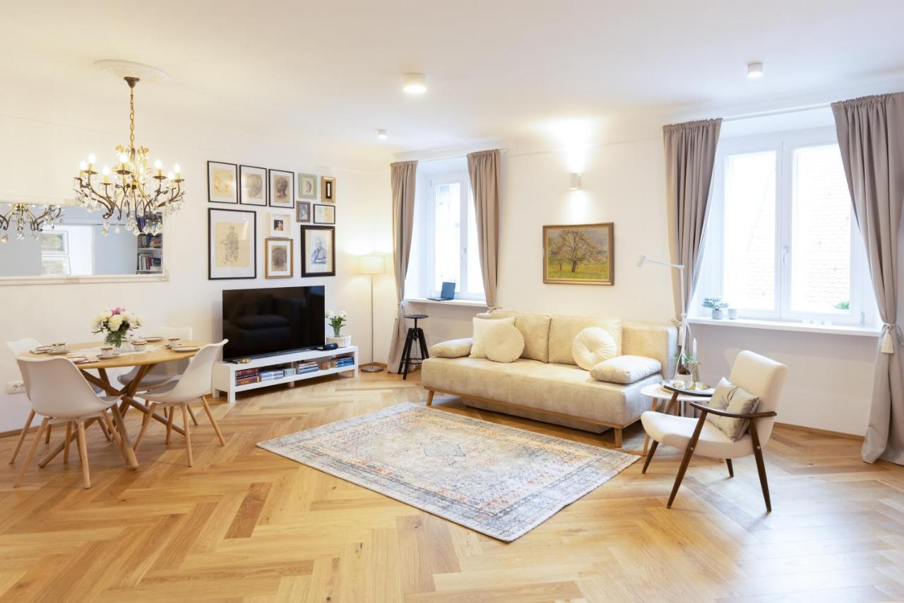 Stylish Apartment In Historical Center 卢布尔雅那 外观 照片